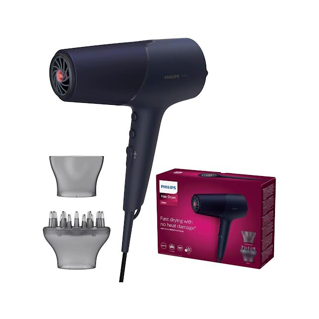 Philips 2300W Thermoshield Hairdryer Black