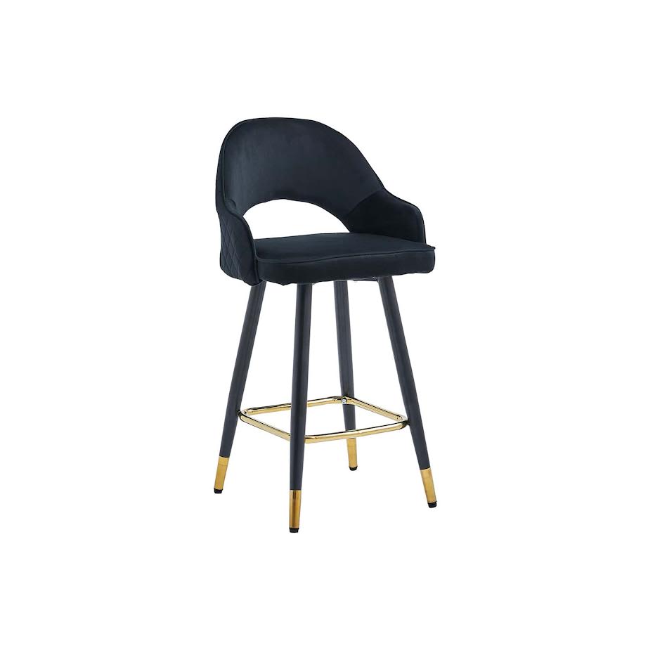 Exotic Designs Contemporary Barstool Black