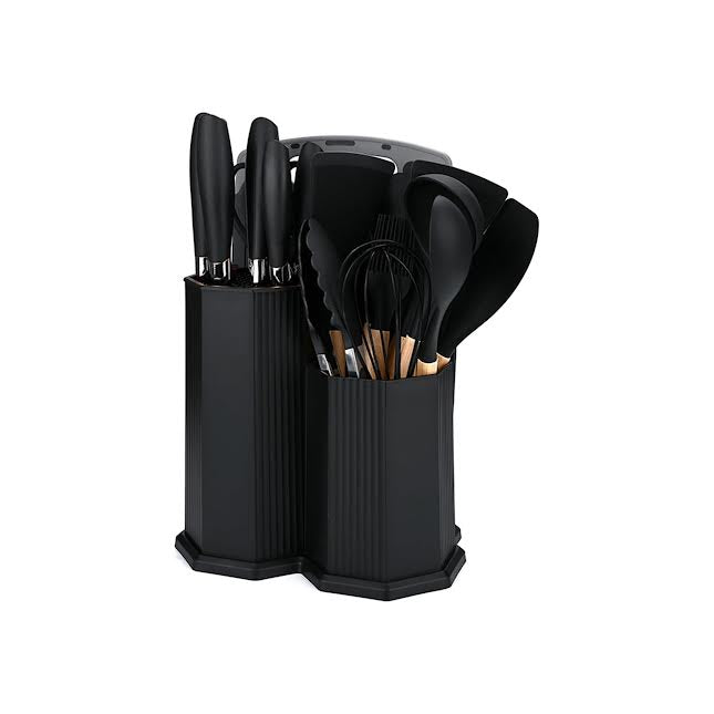 CH 19 Piece Cooking Utensils Set Black
