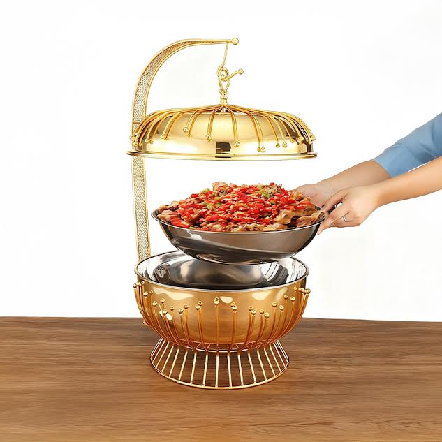 8Lt Chafing Dish Gold