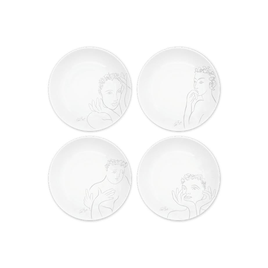 Carrol Boyes Piece Sketchbook Side Plate Set Grey – The Culinarium