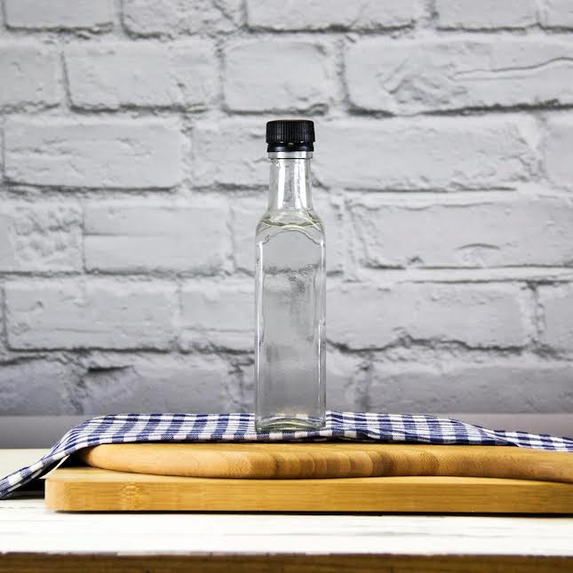 Consol 250ml Oil & Vinegar Bottle with Lid Clear