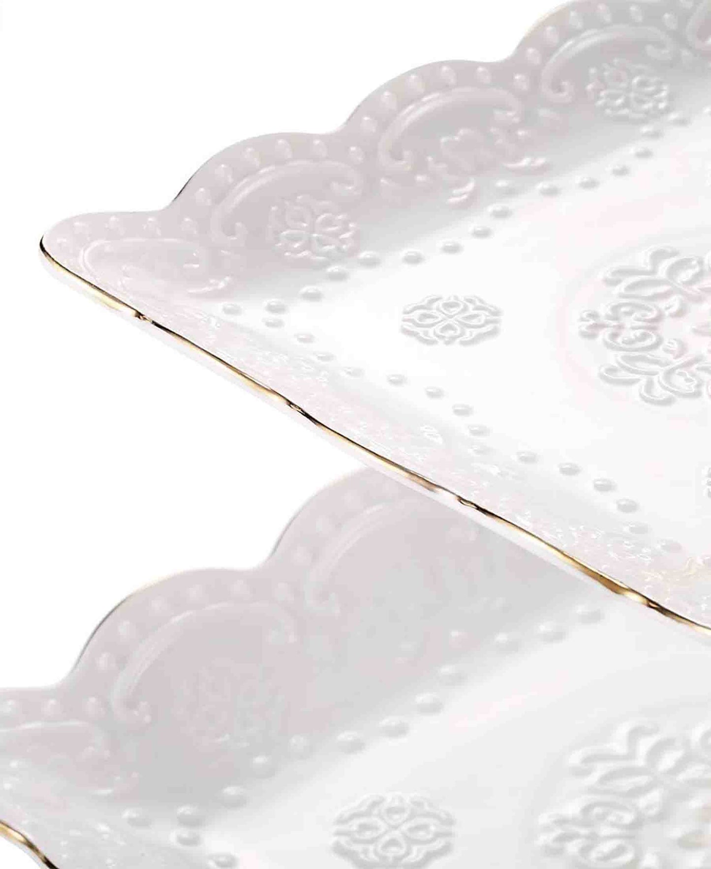 Kitchen Life Cake Stand - White