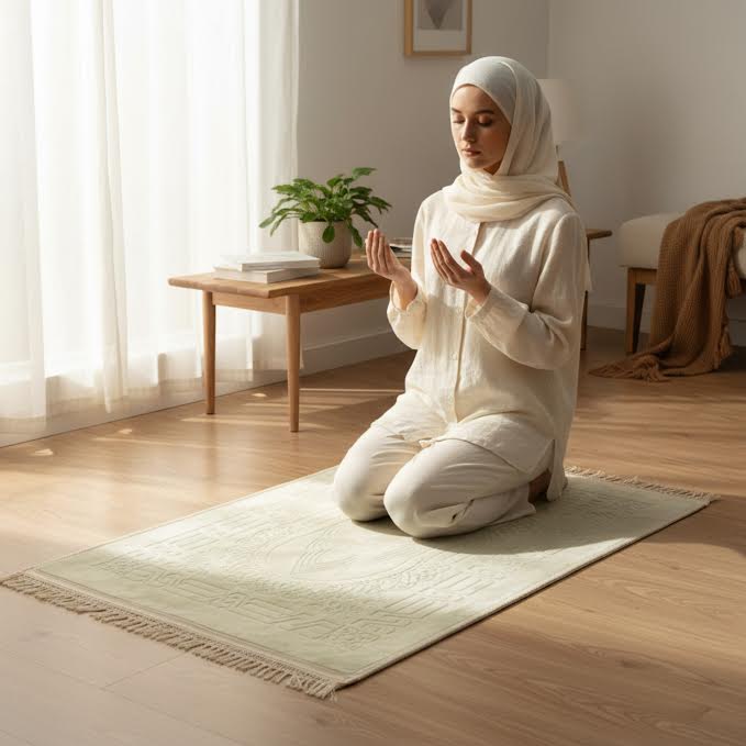 Musallah Prayer Mat Cream