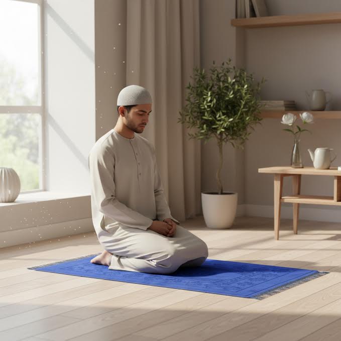 Musallah Prayer Mat Blue