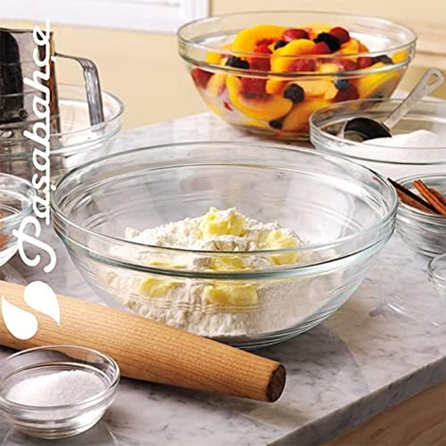 Pasabahce 595ml Food Storage Container Clear