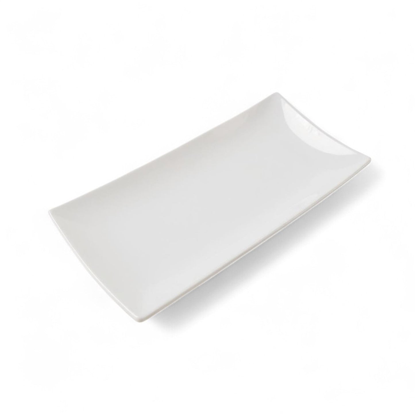 Kitchen Life Rectangular Serving Platter White