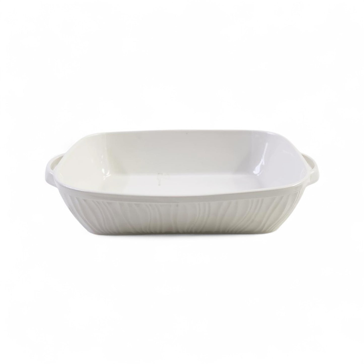 Kitchen Life Ceramic Rectangular Platter White