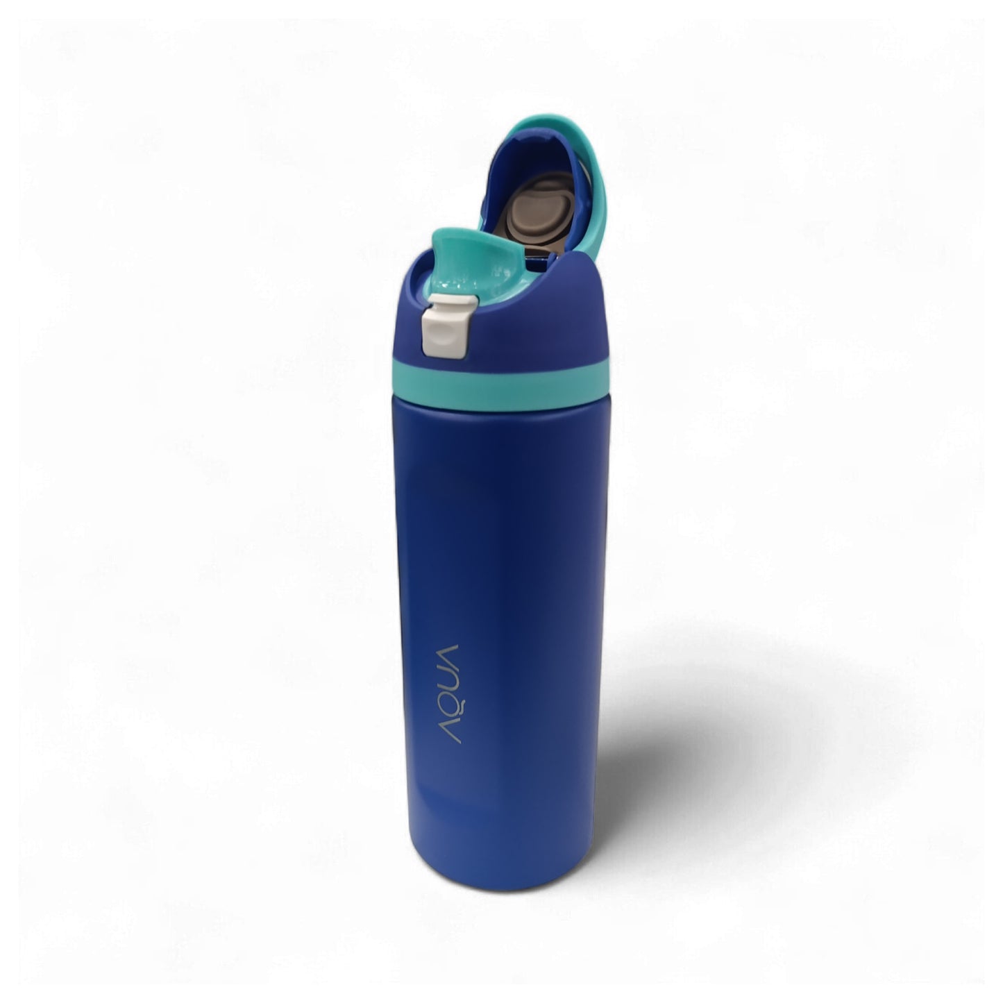 Aqua 590ml Stainless Steel Flask Dark Blue