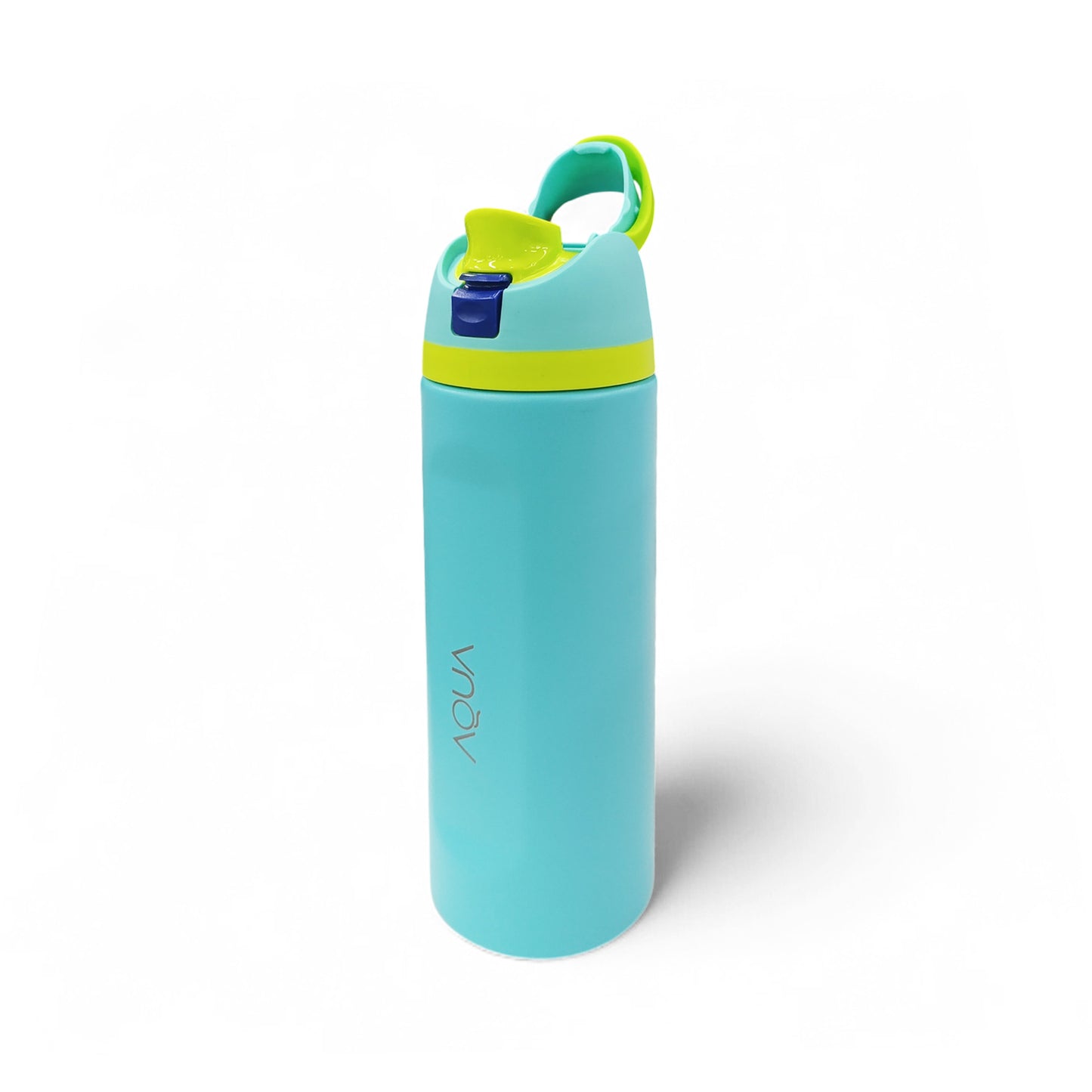 Aqua 590ml Stainless Steel Flask Light Blue