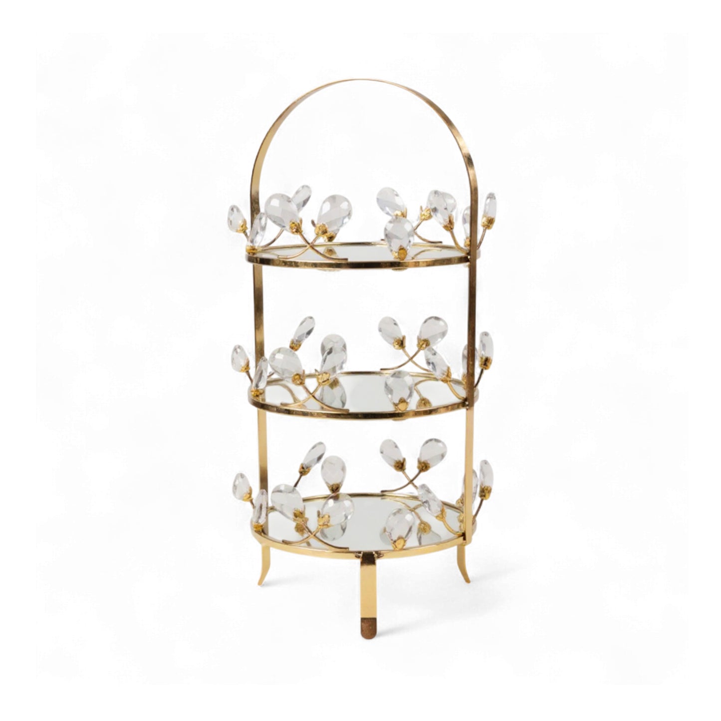 The Venice 3 Tier Cake Stand Gold