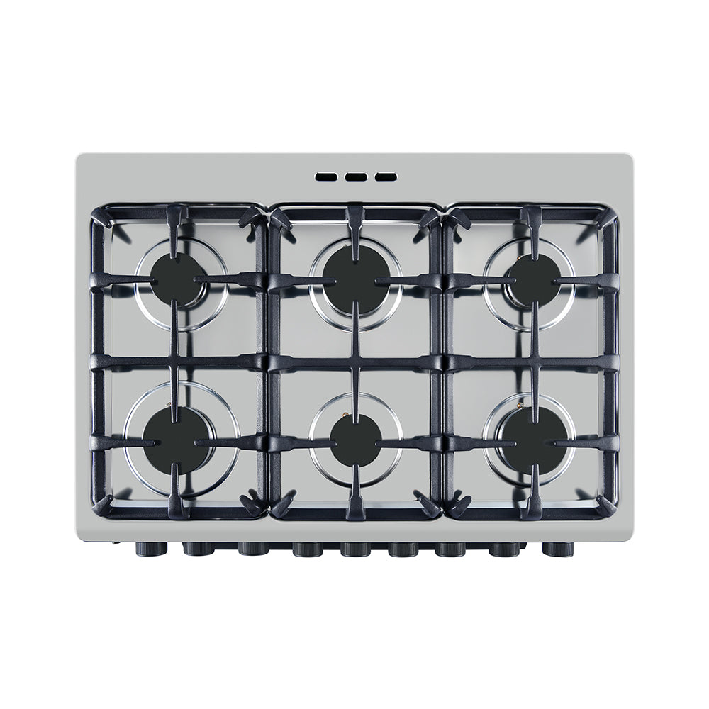 76 x 60cm Gas/Electric Stove Black