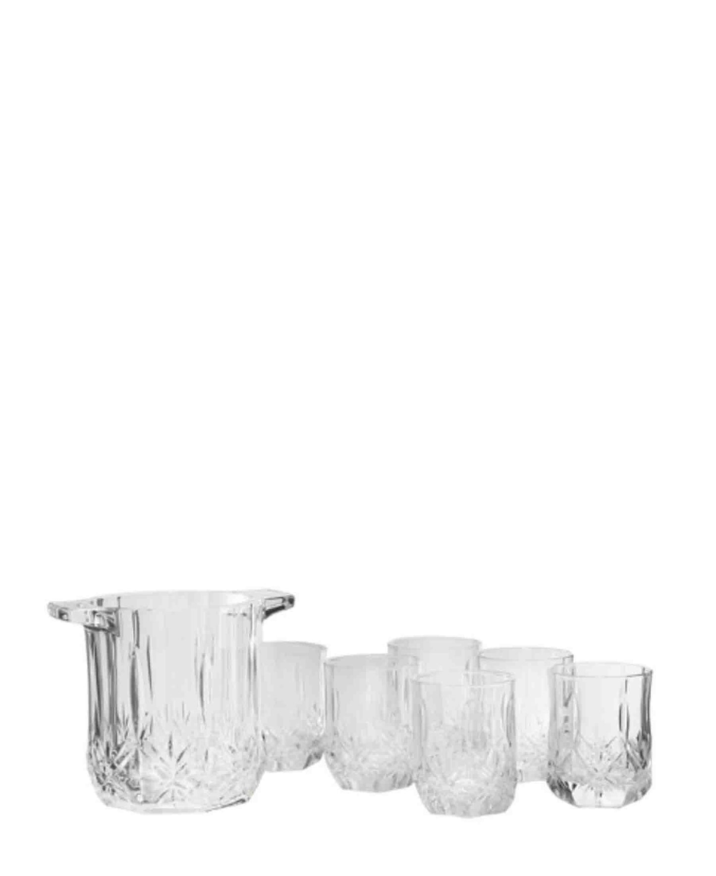 Kitchen Life 7 Piece Brighton Aperite Set - Clear