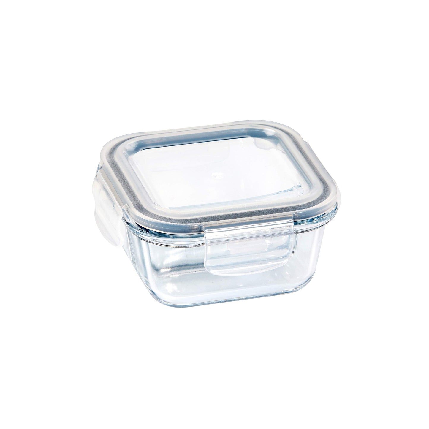 Aqua 320ml Glass Food Container Clear