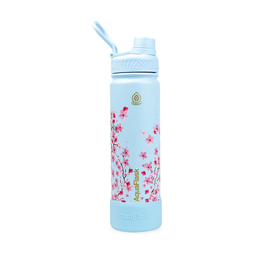 AquaFlask Sakura 650ml Flask Blue