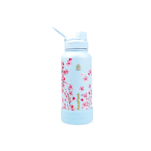 Aquaflask Sakura 950ml Flask Blue