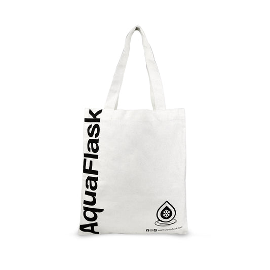 Aquaflask Tote Bag Black & White