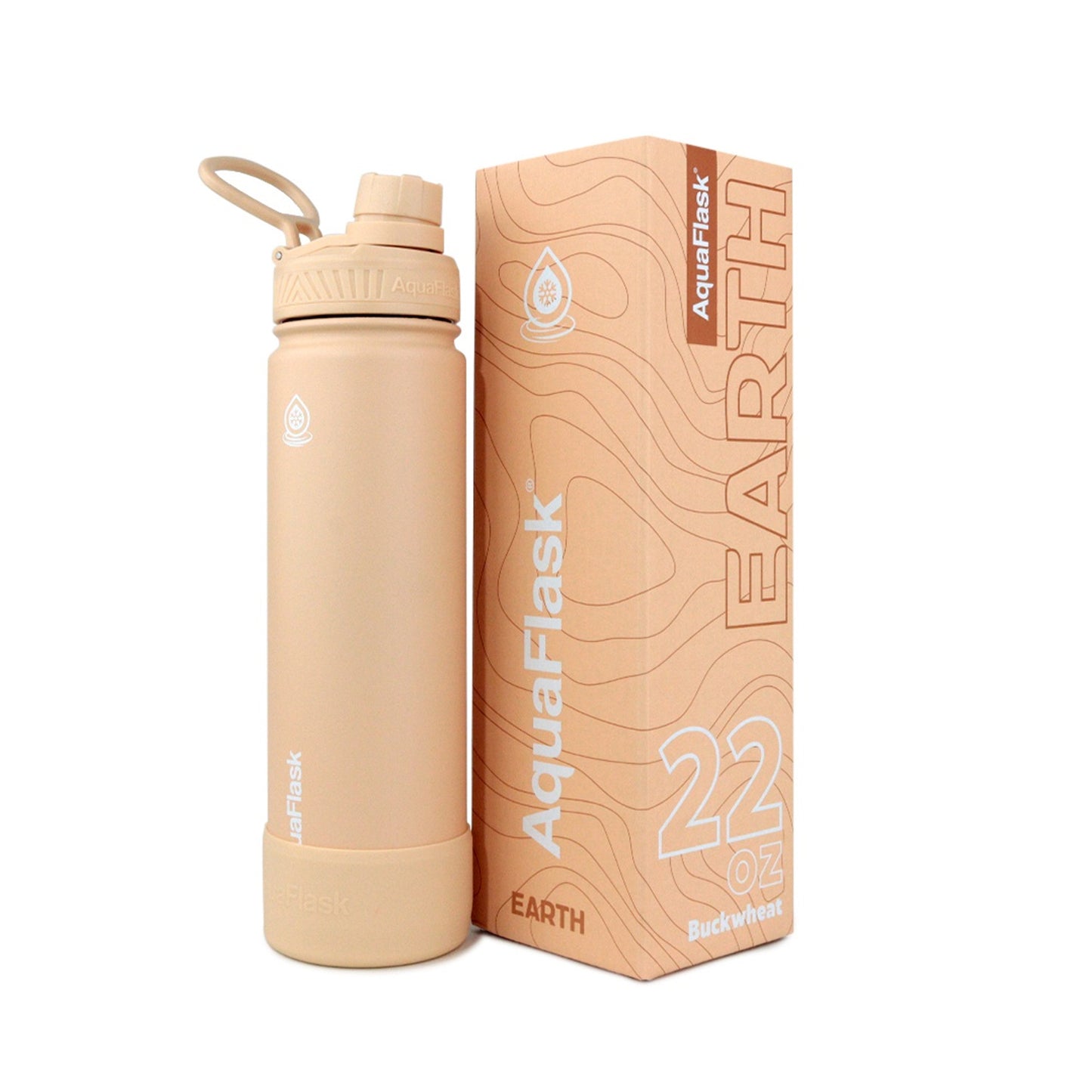 Aquaflask Earth 650ml Flask Buckwheat