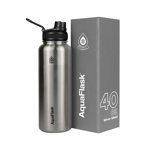 Aquaflask 1182ml Flask Silver Steel