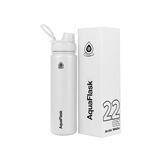 Aquaflask 650ml Flask Arctic White