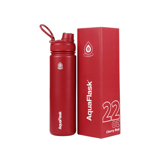 Aquaflask 650ml Flask Cherry Red
