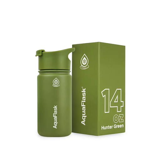 Aquaflask 414ml Flask Hunter Green