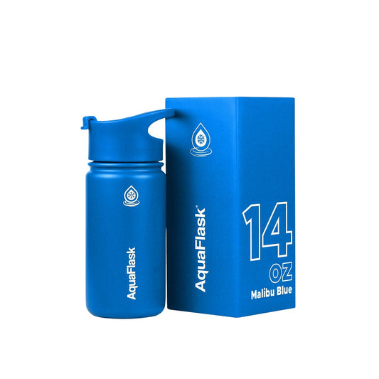 Aquaflask 414ml Flask Malibu Blue