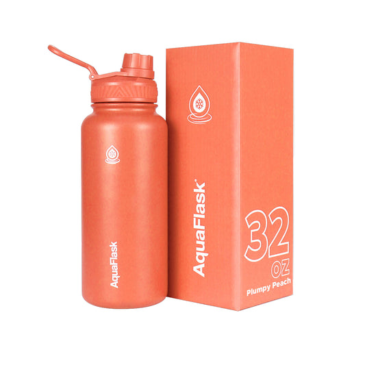 Aquaflask 950ml Flask Plumpy Peach