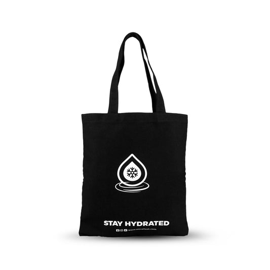 Aquaflask Tote Bag Black & White