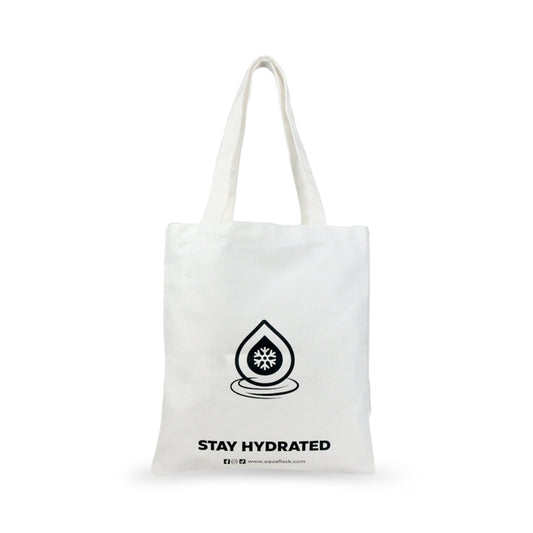 Aquaflask Tote Bag Black & White