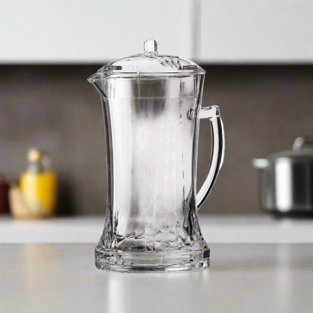 Kitchen Life 1.25Lt Lotus Jug Clear