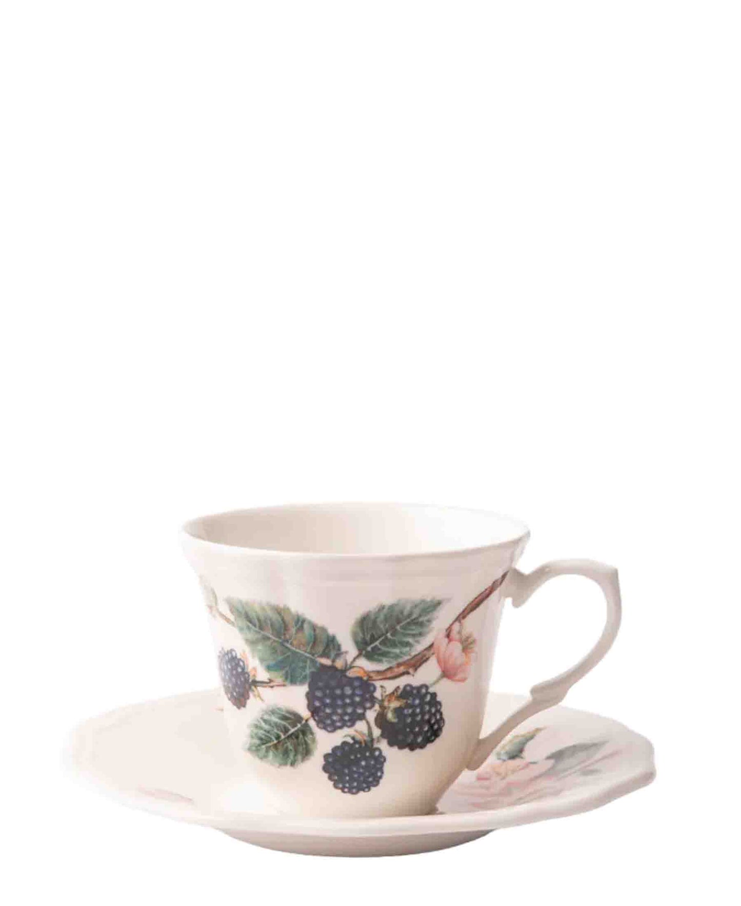 St James Spring Harvest Cup & Saucer - White