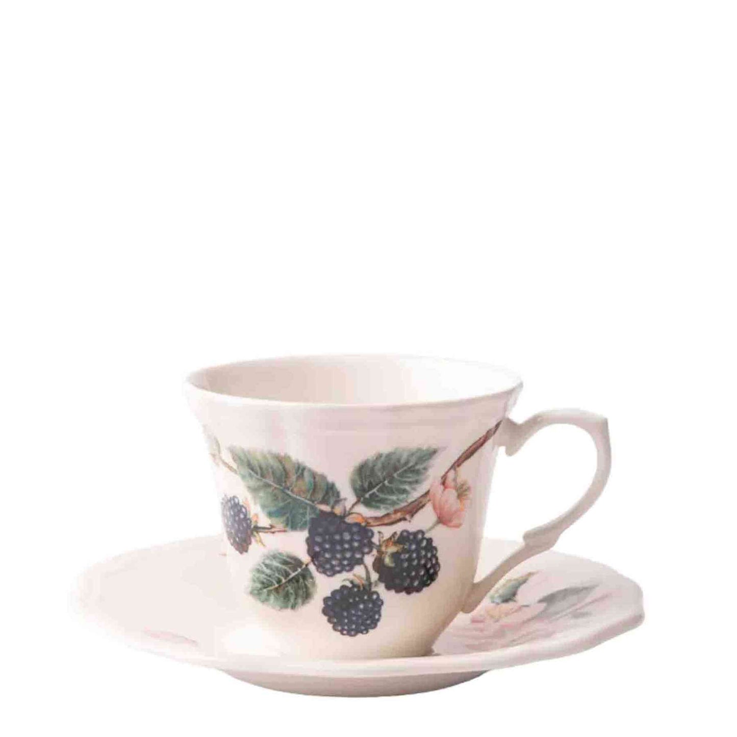 St James Spring Harvest Cup & Saucer - White