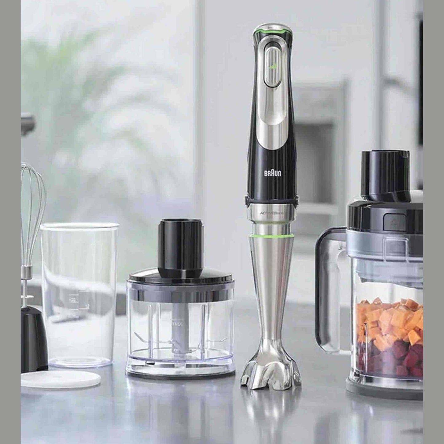 Braun 1200W MultiQuick 9 Hand Blender - Silver