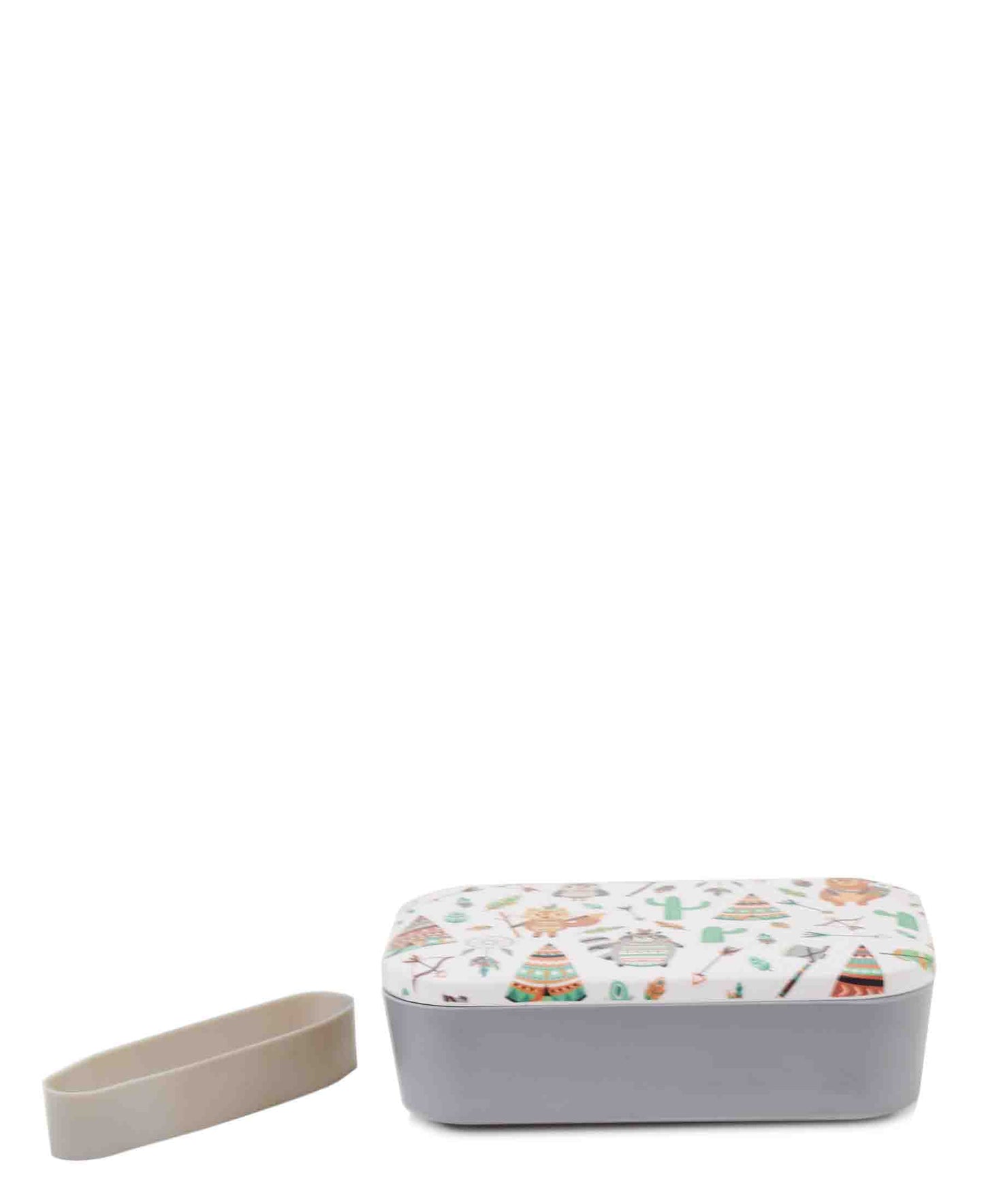 Kitchen Life Bamboo Lunch Box - Grey