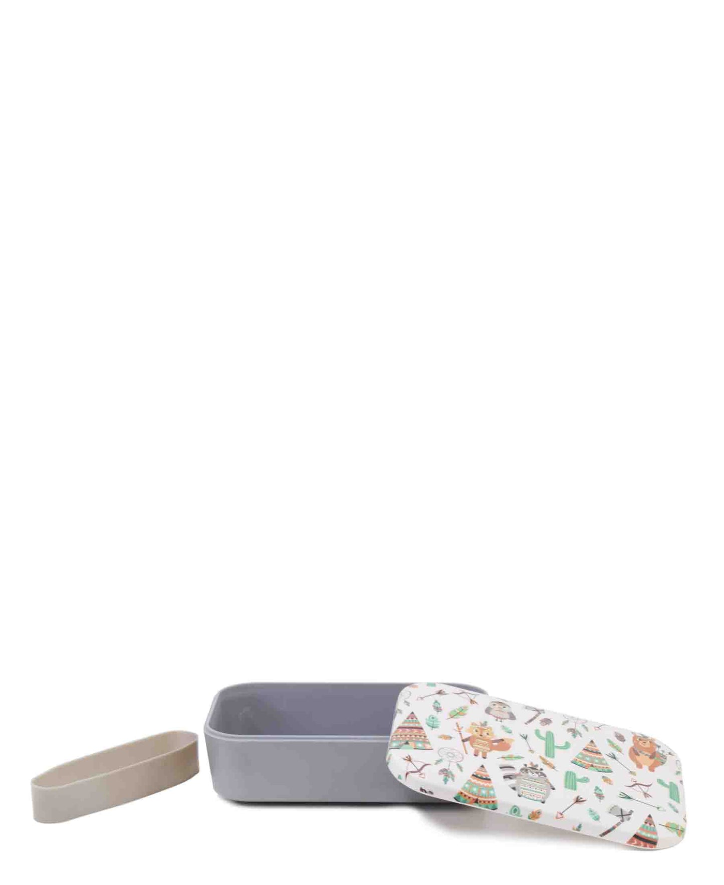 Kitchen Life Bamboo Lunch Box - Grey