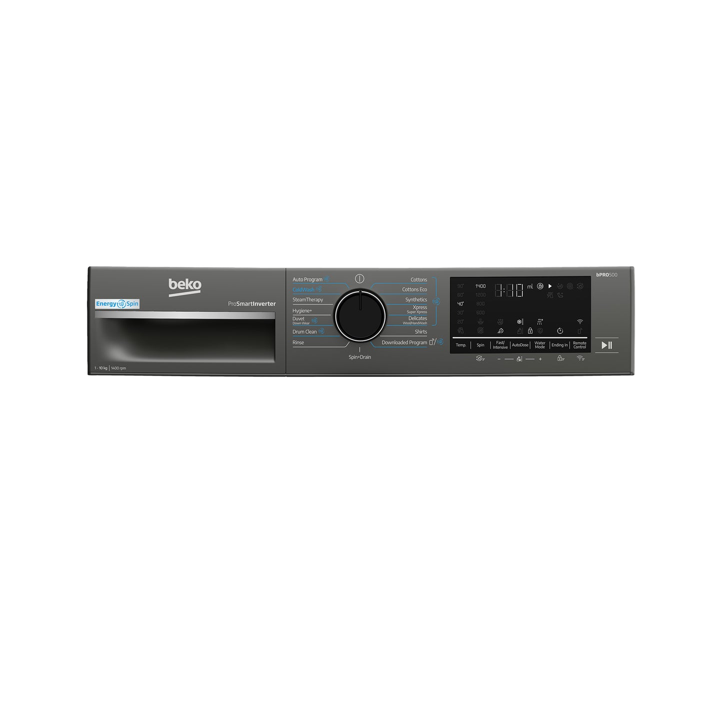 Beko 10kg Front Loader Twilight Grey