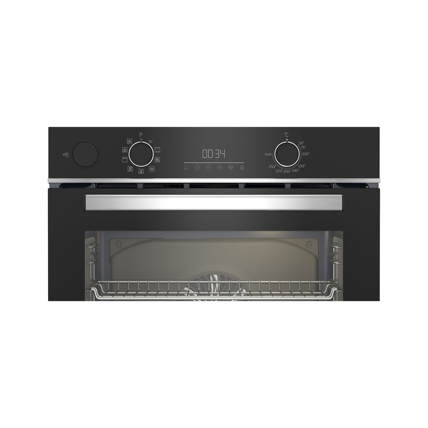 Beko 60cm Steam Assisted Oven Black