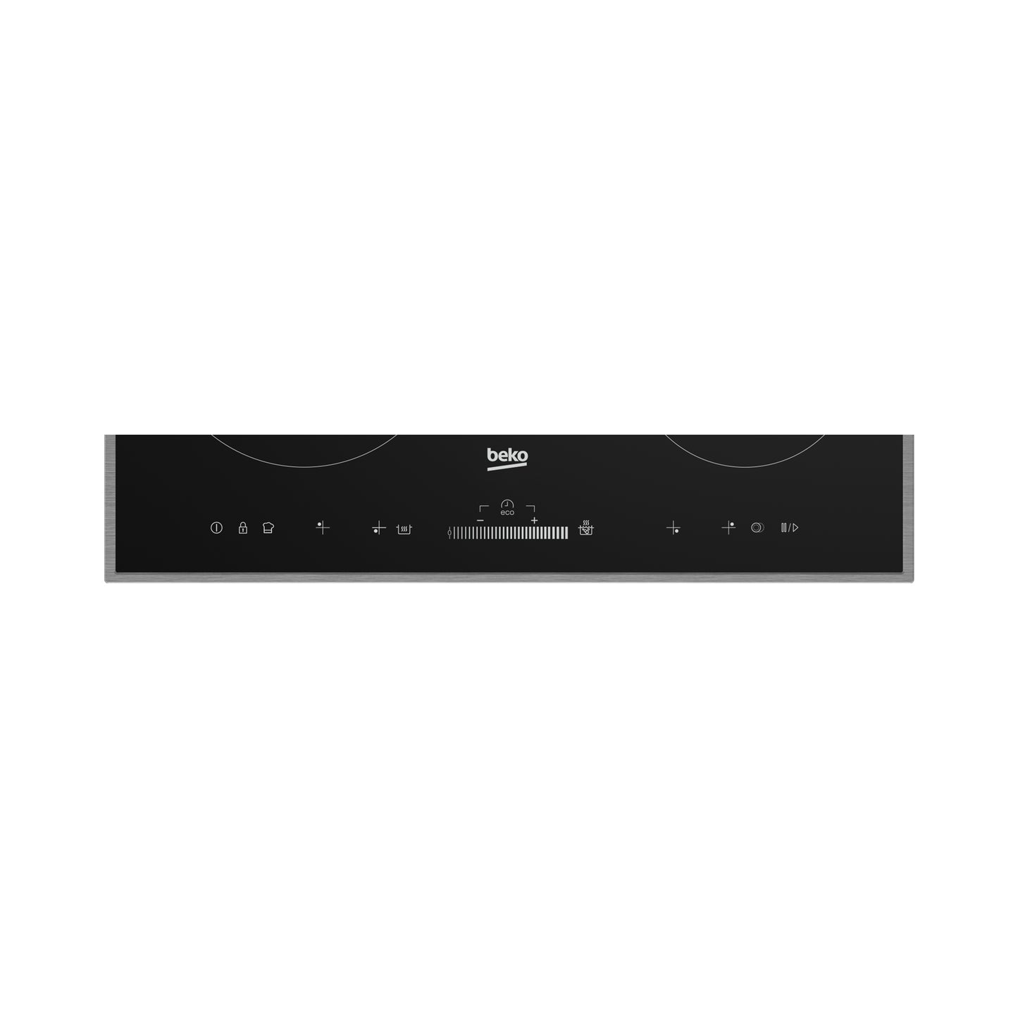Beko 60cm Vitroceramic Hob with Dual & Flexi Zones Black