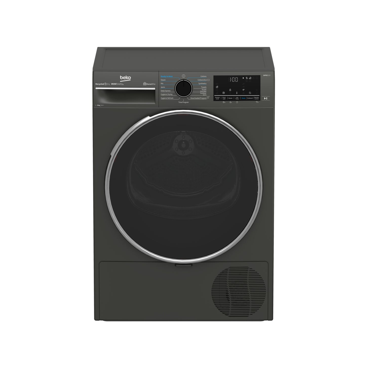 Beko 9kg Heat Pump Tumble Dryer Twilight Grey