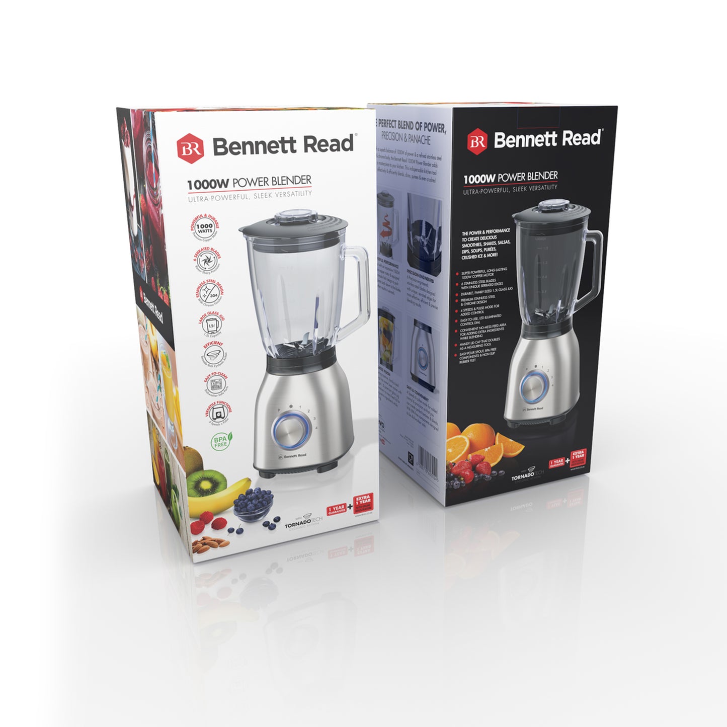 Bennett Read 1000W Power Blender Silver
