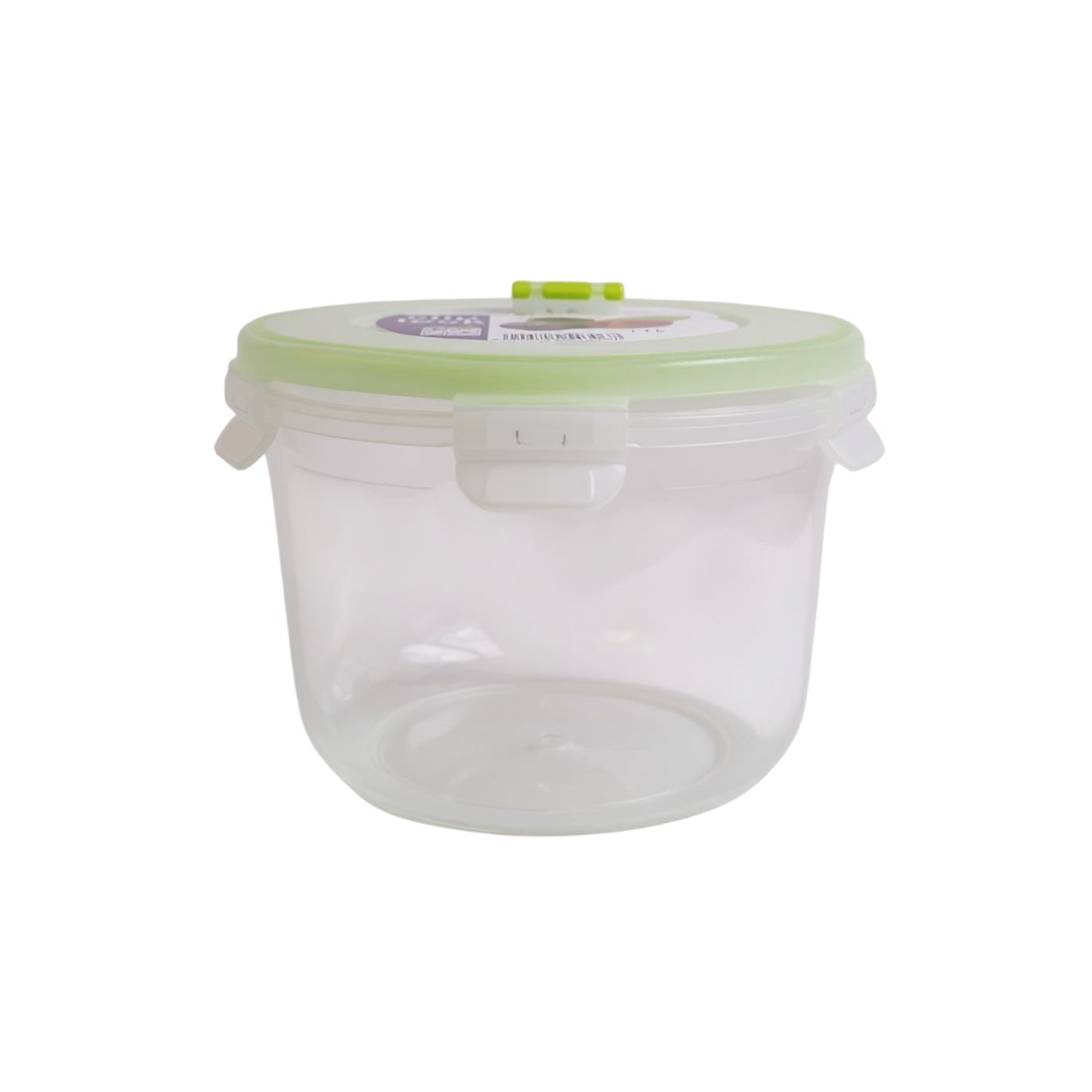CH Wilko 1100ml Clip Lock Lunch Plus Container Clear & Green