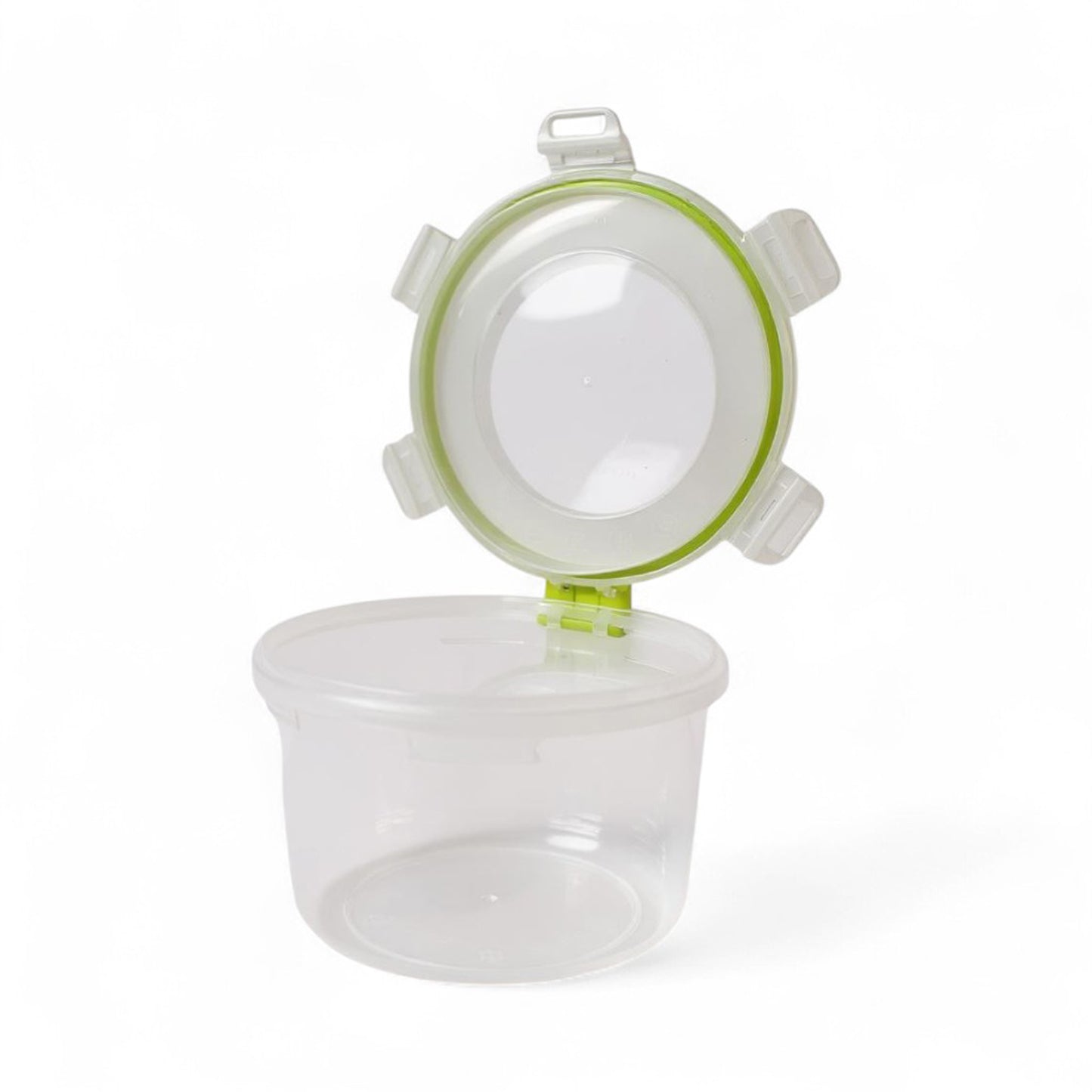 CH Wilko 1100ml Clip Lock Lunch Plus Container Clear & Green