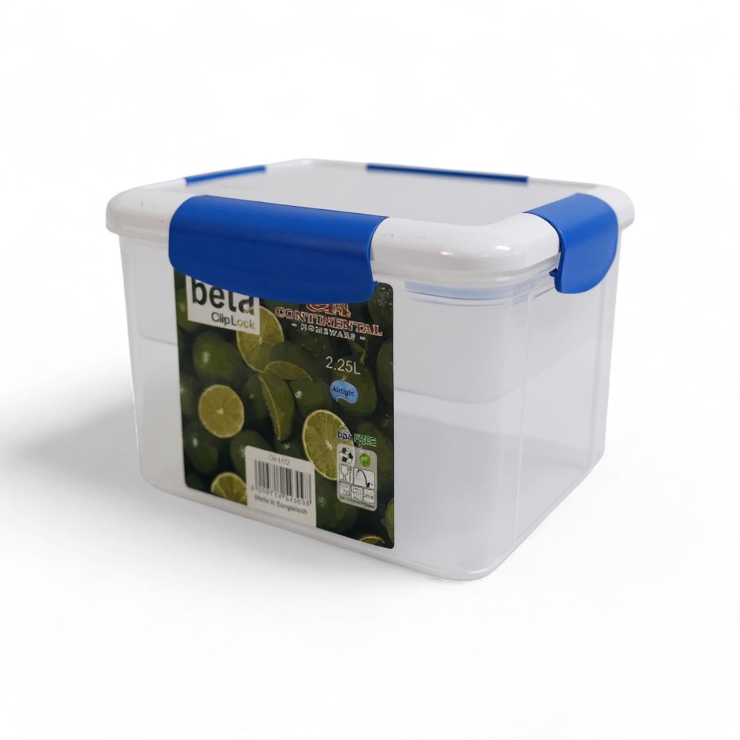 CH 2250ml Click N Lock Lunch Plus Container Clear