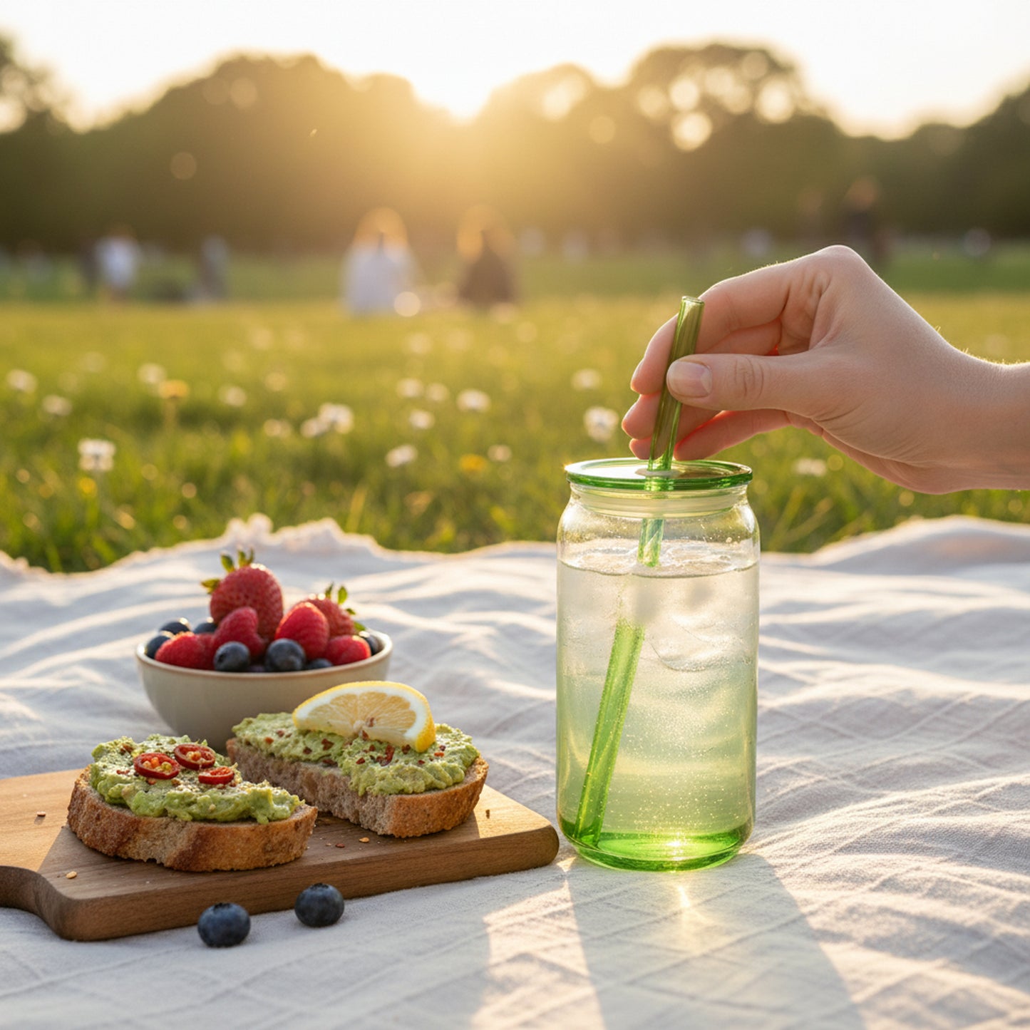 Can Shaped Glass Green