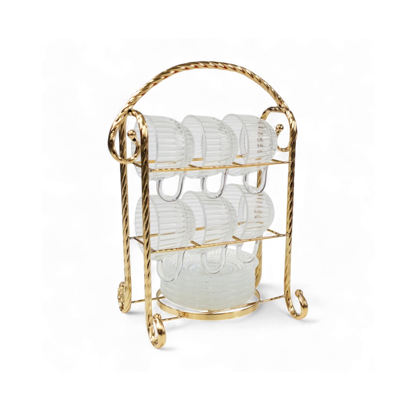 The Venice Cup & Saucer Stand Gold