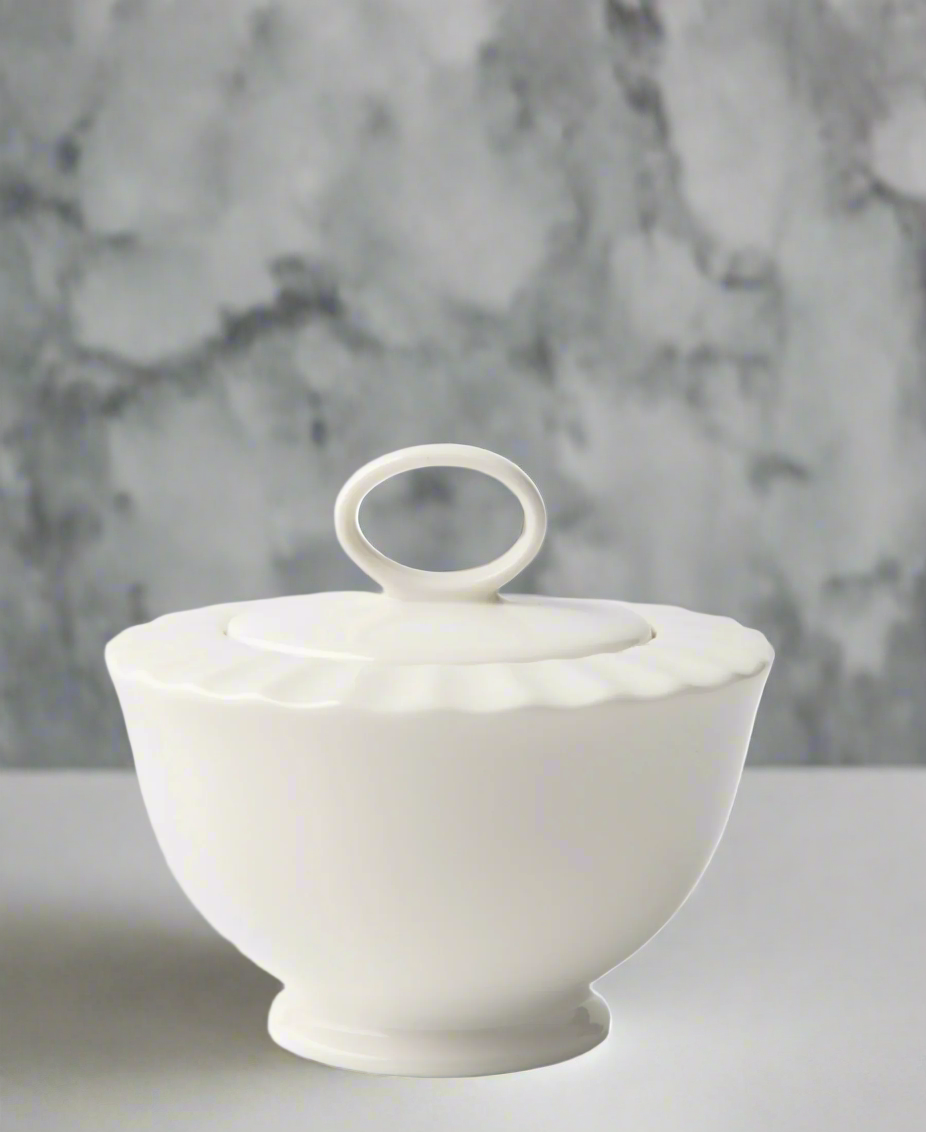 Jenna Clifford Sugar Bowl - White