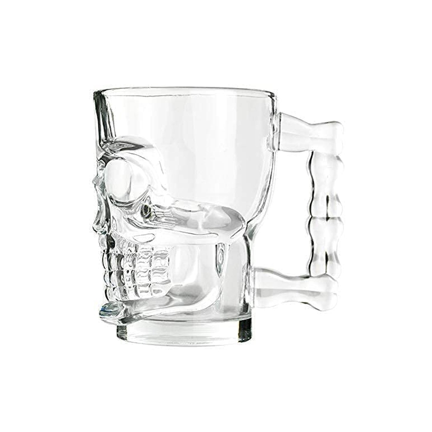 Kitchen Life 450ml Skull Mug Clear