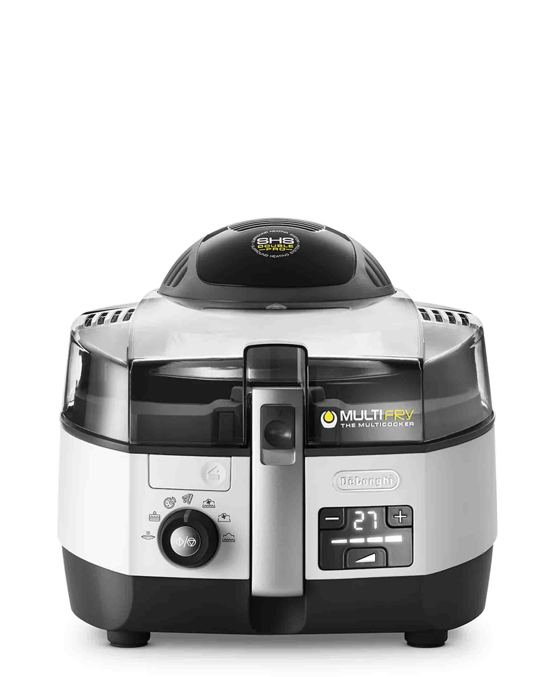 Delonghi Multifryer Extra Chef White Black The Culinarium