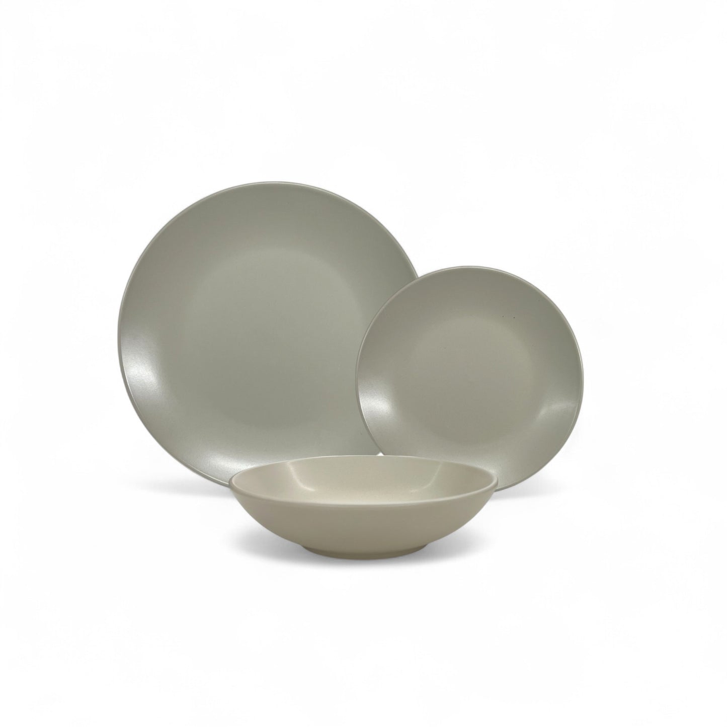 Kitchen Life 12 Piece Dinner Set Cream